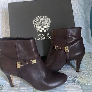 Vince Camuto Brown Booties